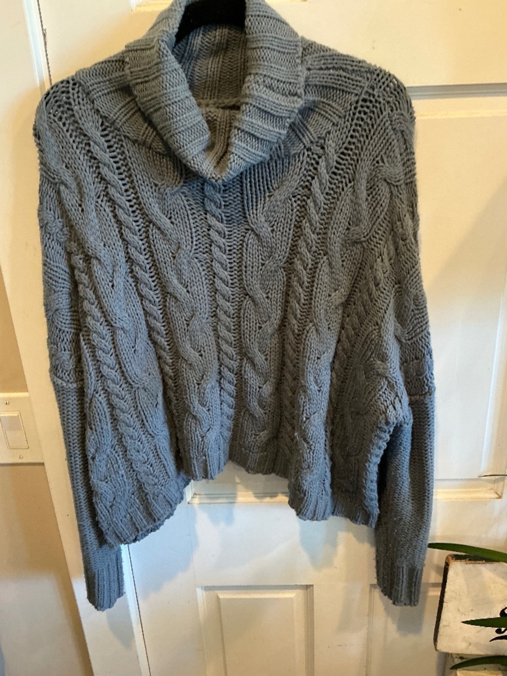 Love Tree cowl neck pullover sweater!  Size large